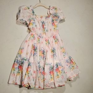 FLORAL PUFF SLEEVE DRESS